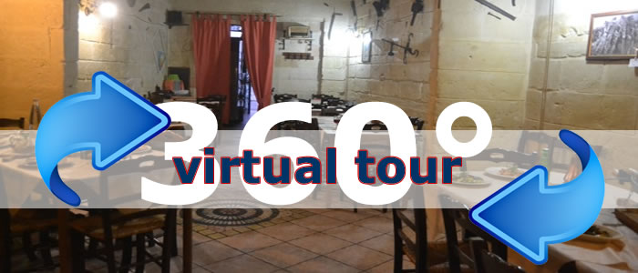 Click per visualizzare il Virtual Tour di Arte e Gusto Trattoria Pizzeria