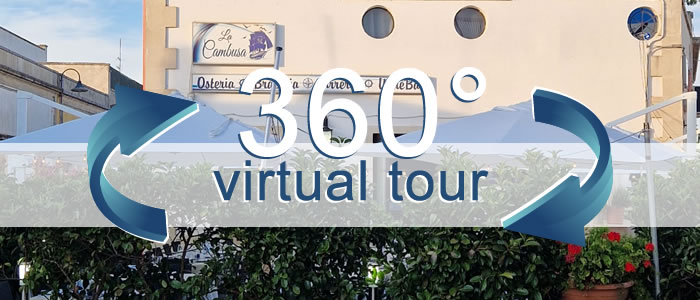 Click per visualizzare il Virtual Tour di La Cambusa Ristorante B&B