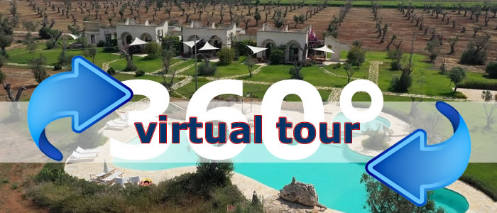Click per visualizzare il Virtual Tour di Masseria Le Celline